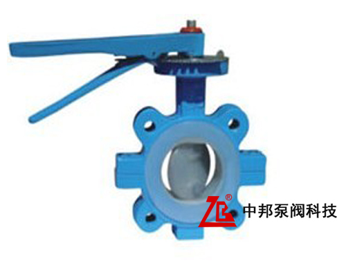 D71F46美標(biāo)對(duì)夾式襯氟蝶閥