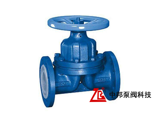 美標堰式襯氟塑料隔膜閥