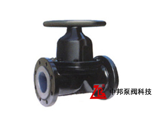 EG41F46英標堰式襯氟隔膜閥